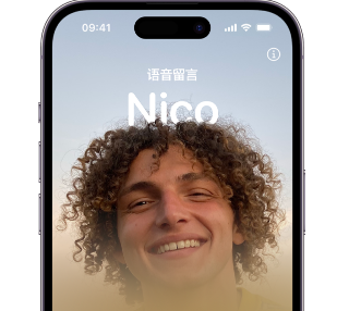 镜铁区苹果15服务站分享iPhone15实时语音留言开启方法